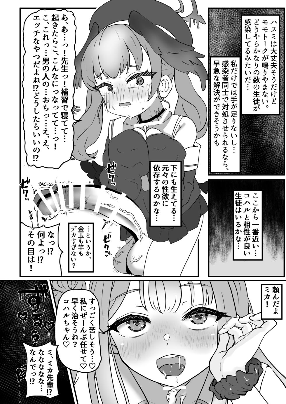 [Kinoko no Ousama (KinoKing] Dick Neck Mix! (Blue Archive) [Digital] - Page 11