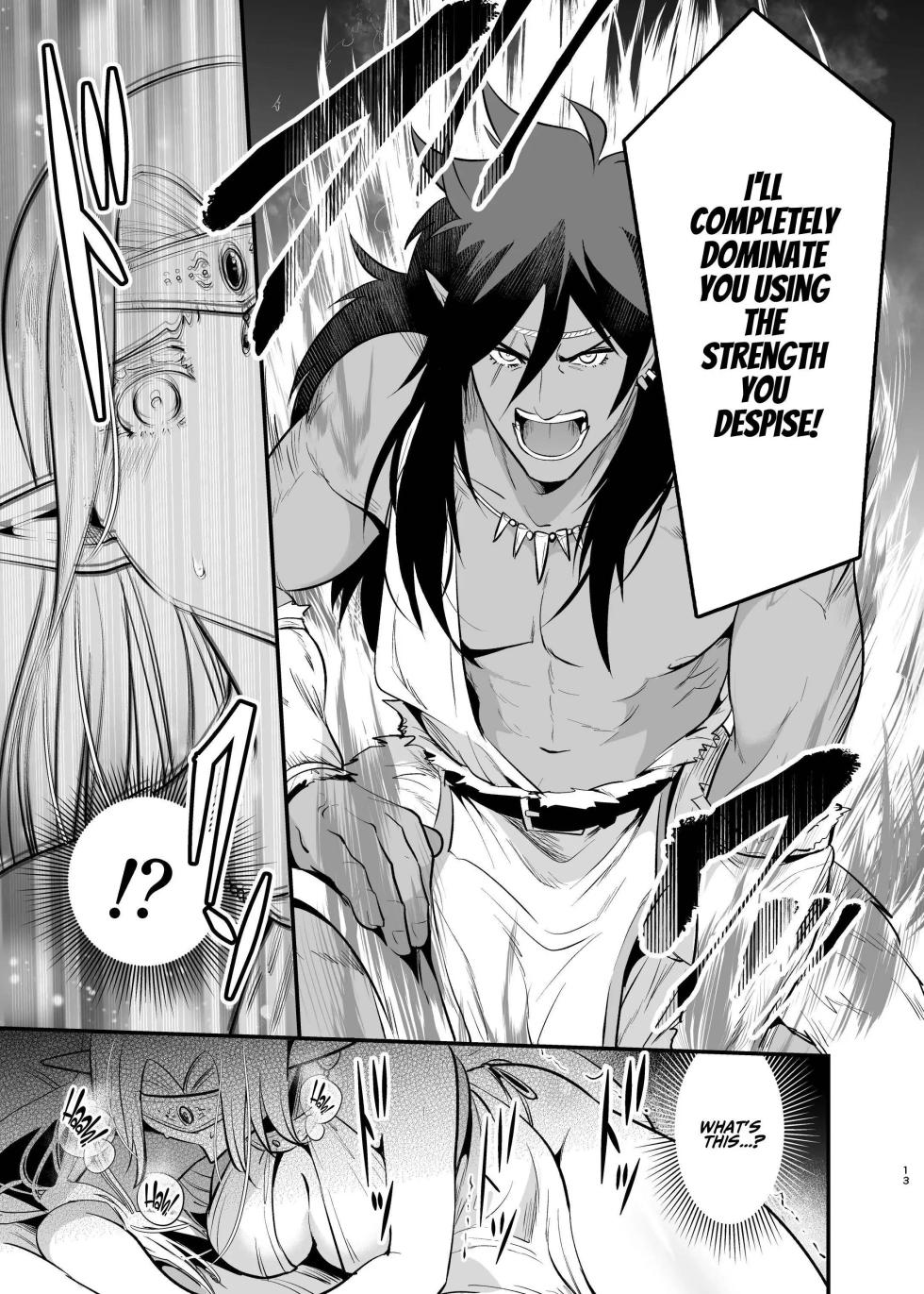 [Jewelry Box (Tamaki Nao)] Orc no Hanayome ~Saraware Elf wa Kairaku ni Ochiru~ | Orc Bride ~Abducted Elf Corrupted by Pleasure~ [English] [Digital] - Page 11