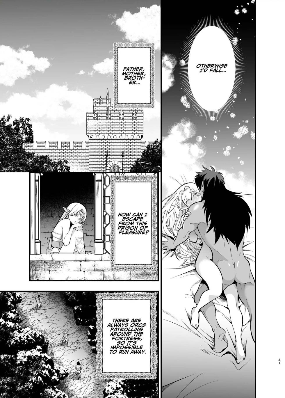 [Jewelry Box (Tamaki Nao)] Orc no Hanayome ~Saraware Elf wa Kairaku ni Ochiru~ | Orc Bride ~Abducted Elf Corrupted by Pleasure~ [English] [Digital] - Page 39