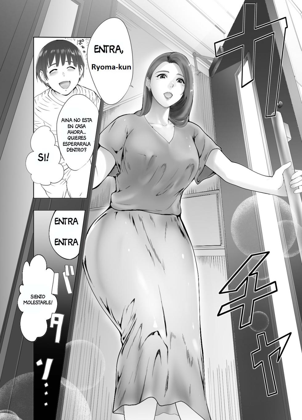 [Pink Sakuhin Okiba (Pink Taro)] Osananajimi ga Mama to Yatte Imasu. [Spanish] [Anything Scan] - Page 29