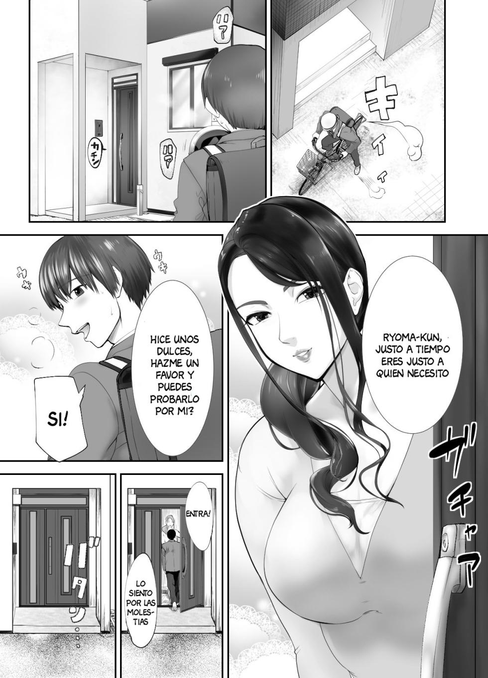 [Pink Sakuhin Okiba (Pink Taro)] Osananajimi ga Mama to Yatte Imasu. 3 [Spanish] [Anything Scan] - Page 4