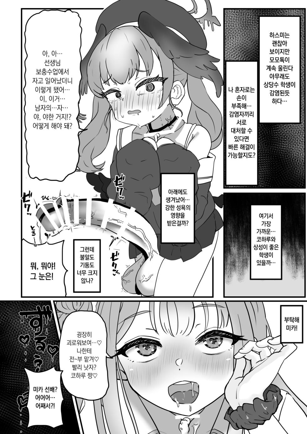 [Kinoko no Ousama (KinoKing)] Dick Neck Mix! (Blue Archive) [Korean] [Digital] - Page 11