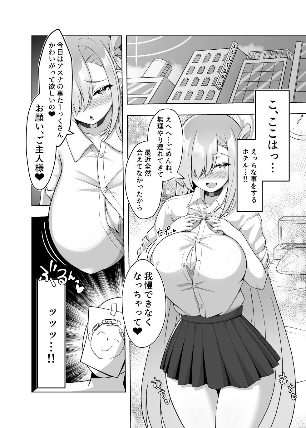 [Nekolovelandou (Nekojima)] Ichinose Asuna to Sukebe Suru Hon (Blue Archive) [Digital] - Page 3