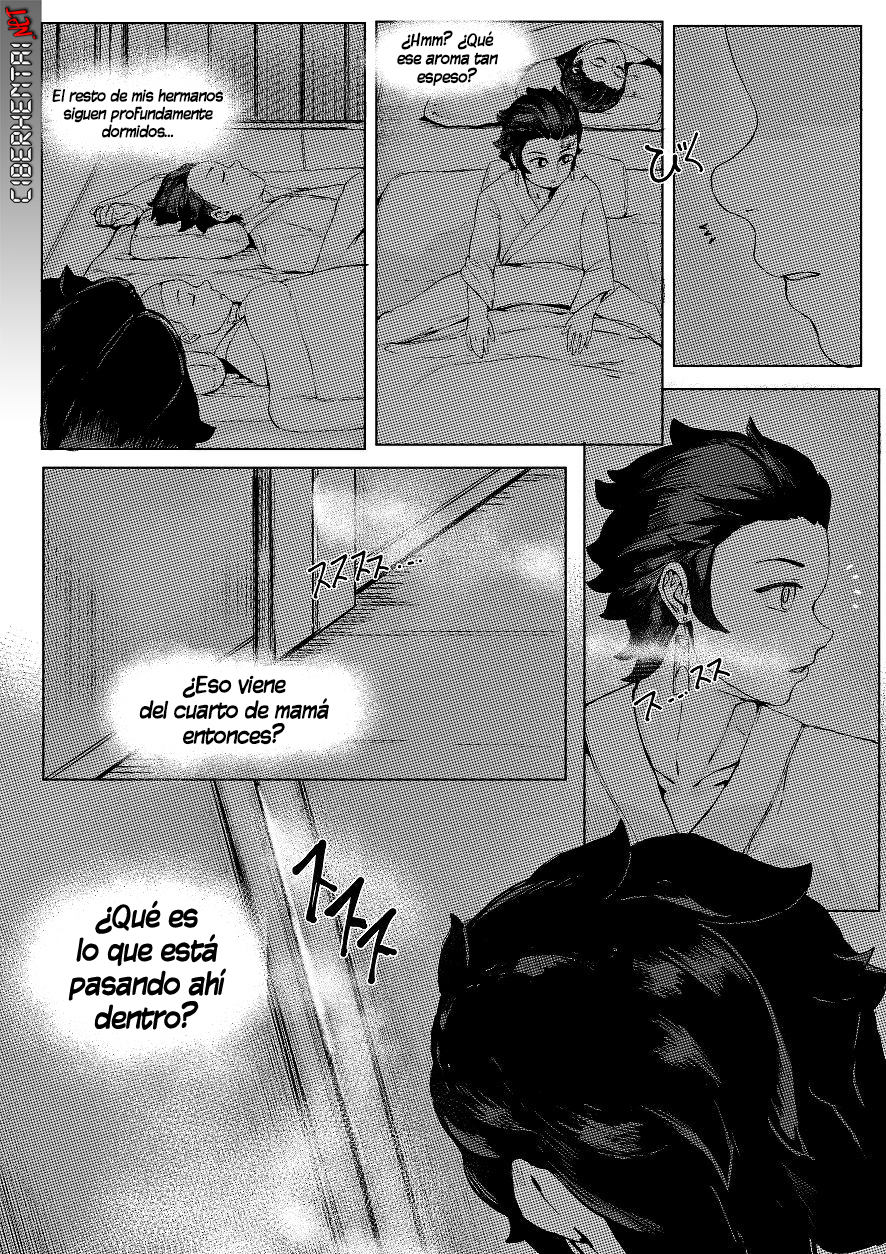 [Tobe] Haha to Watashi (jou) | Mother & I (Parte 1) (Kimetsu no Yaiba) (Spanish) [Kalock] - Page 7