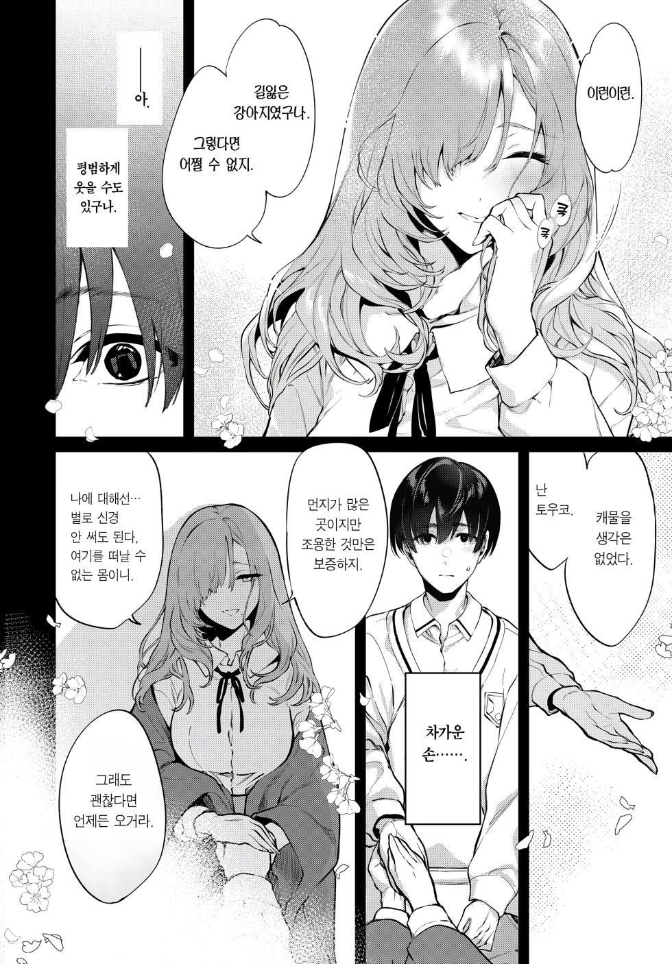 [Pochi-Goya. (Pochi.)] Touko Senpai to Kyuu Kousha de | 토우코 선배와 구교사에서 [Korean] [Digital] - Page 15