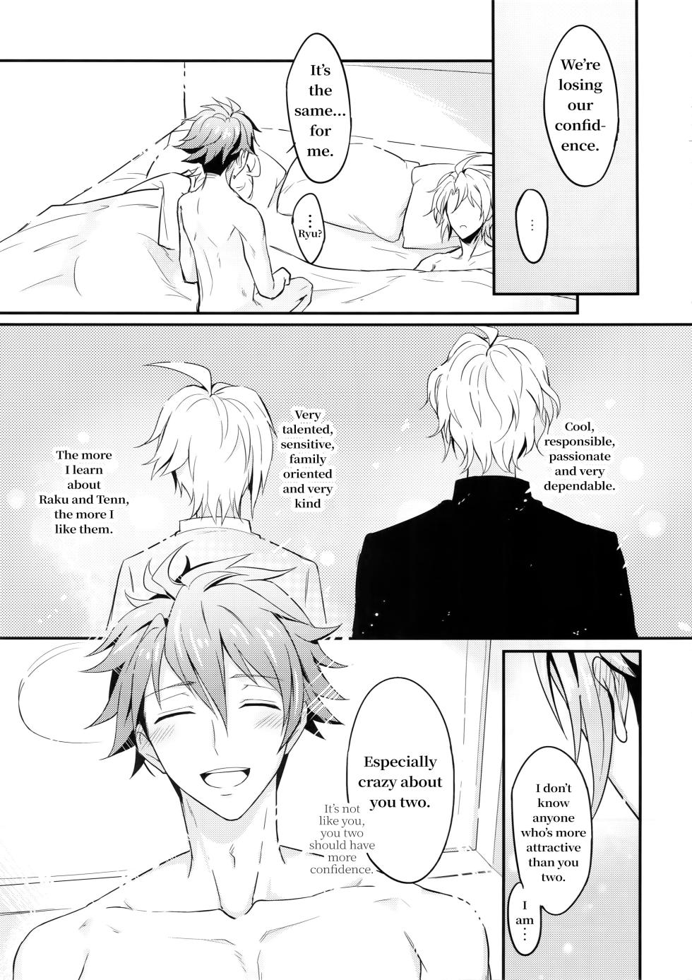 (TOP OF THE SUPER STAGE 2018) [Nounaihokan (K. K usako)] Nareru Made Tokkun Shiyouze (IDOLiSH7) [English] - Page 22