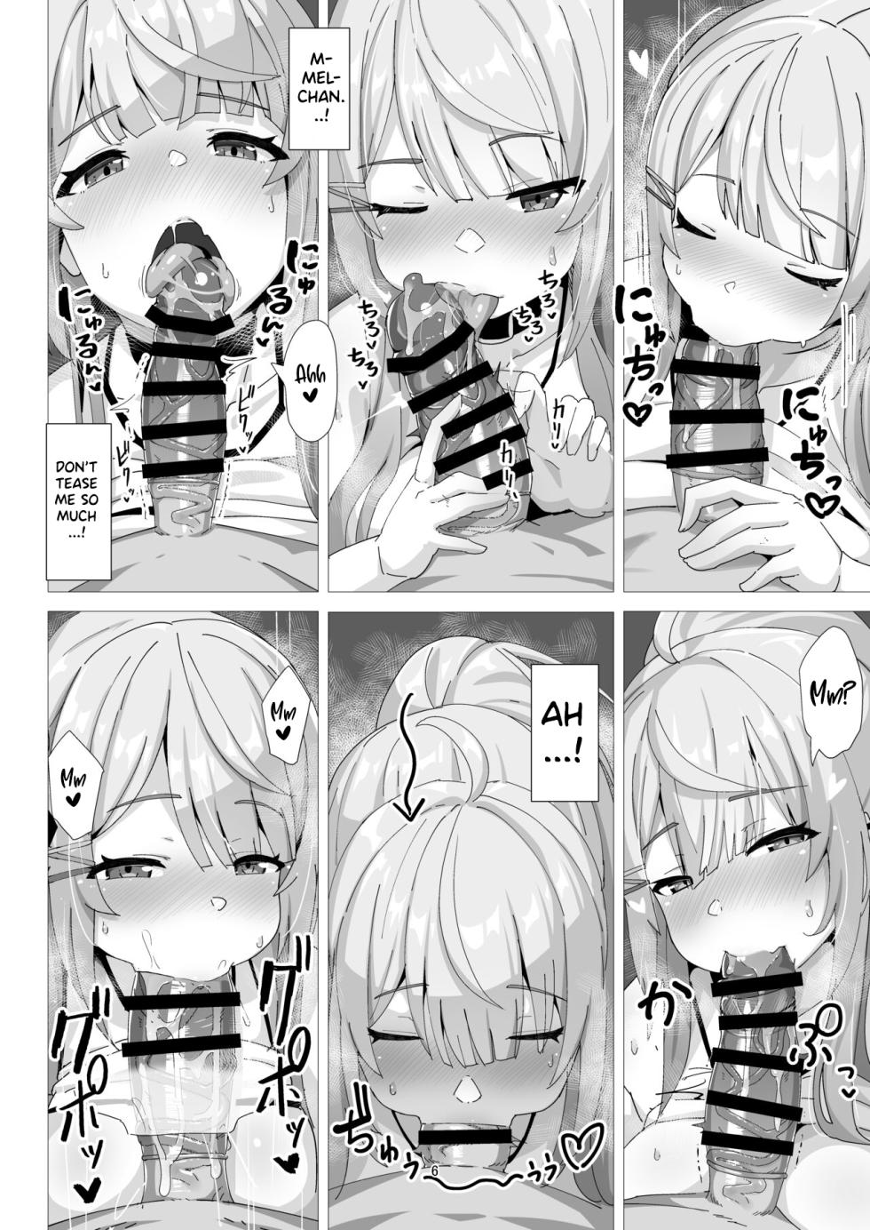 [Studio Hitoribocchi (Ayagi Daifuku)] Hamekara | Sex Karaoke (Momosuzu Nene, Yozora Mel) [English] [Soseki Scans] [Digital] - Page 5
