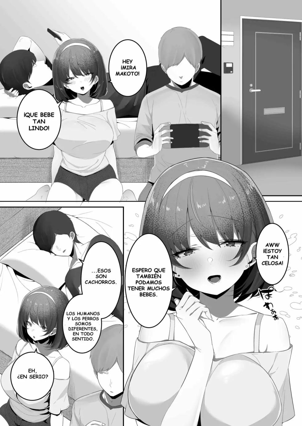 [Ofuton de Suyaa (Mitsudoue)] Kareshi Mochi no Kyonyuu Osananajimi o NTR Nakadashi Suru Hon [Spanish] [H-Doujin Translations] - Page 3
