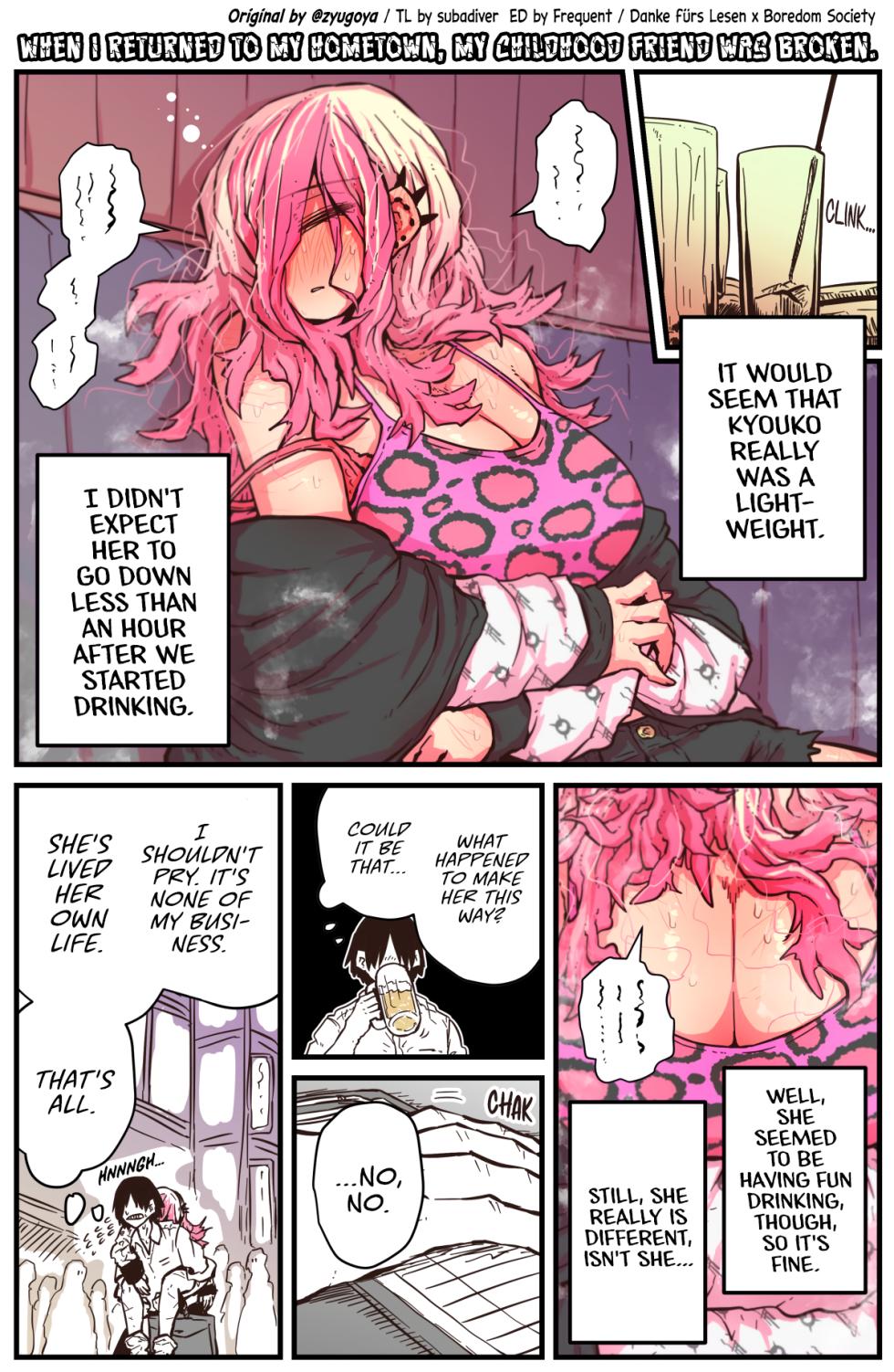 [Zyugoya] When I Returned to My Hometown, My Childhood Friend was Broken (MainStory+FANBOX) [English] (Ongoing) - Page 15