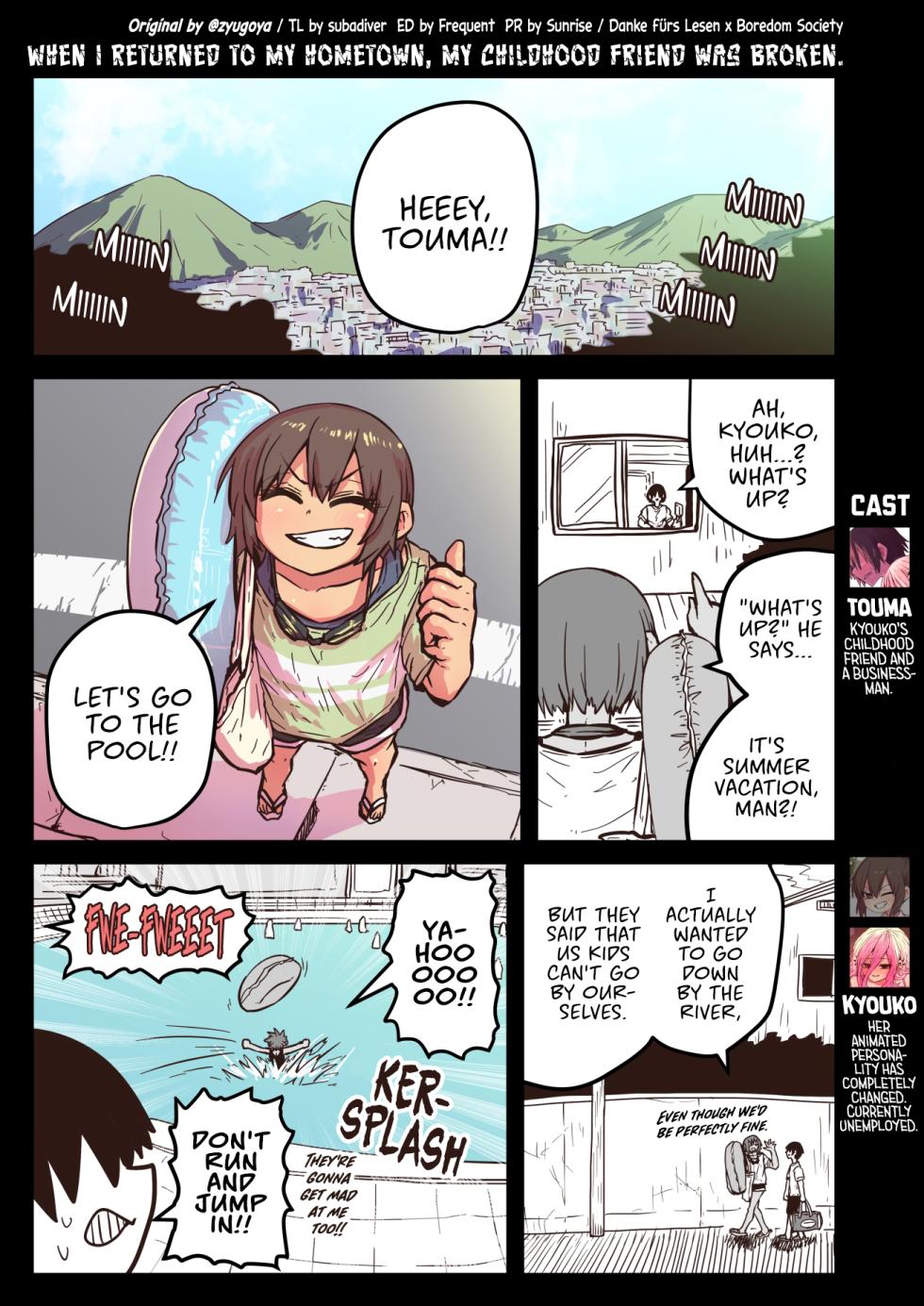 [Zyugoya] When I Returned to My Hometown, My Childhood Friend was Broken (MainStory+FANBOX) [English] (Ongoing) - Page 20