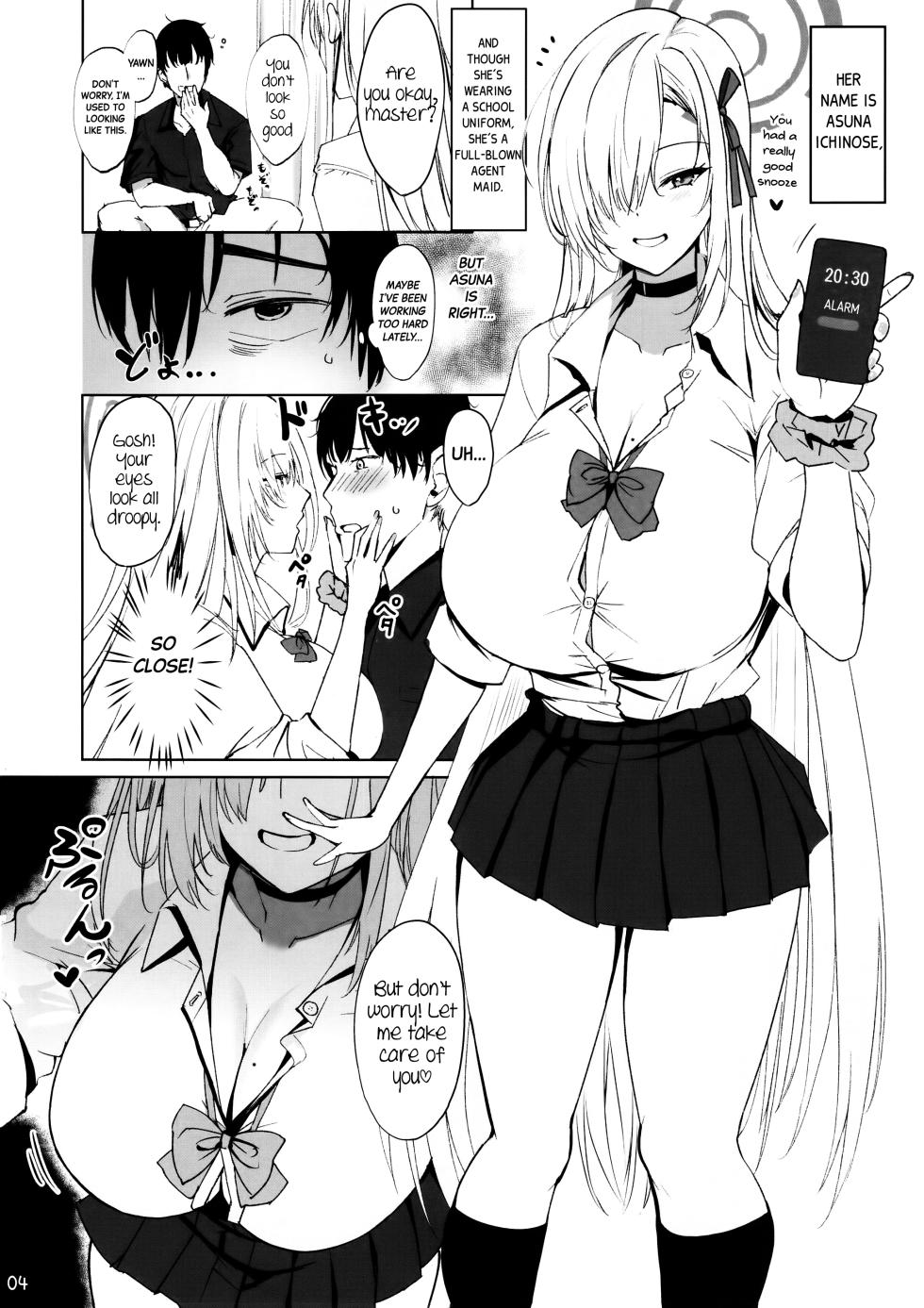 (C102) [Kuronisiki (Takaharu)] Anata no Koto o Zen Koutei shite kureru Dekapai Bishoujo ni Aisarete Tanetsuke Koubi Shichau Hon (Blue Archive) [English] [Black Grimoires] - Page 3