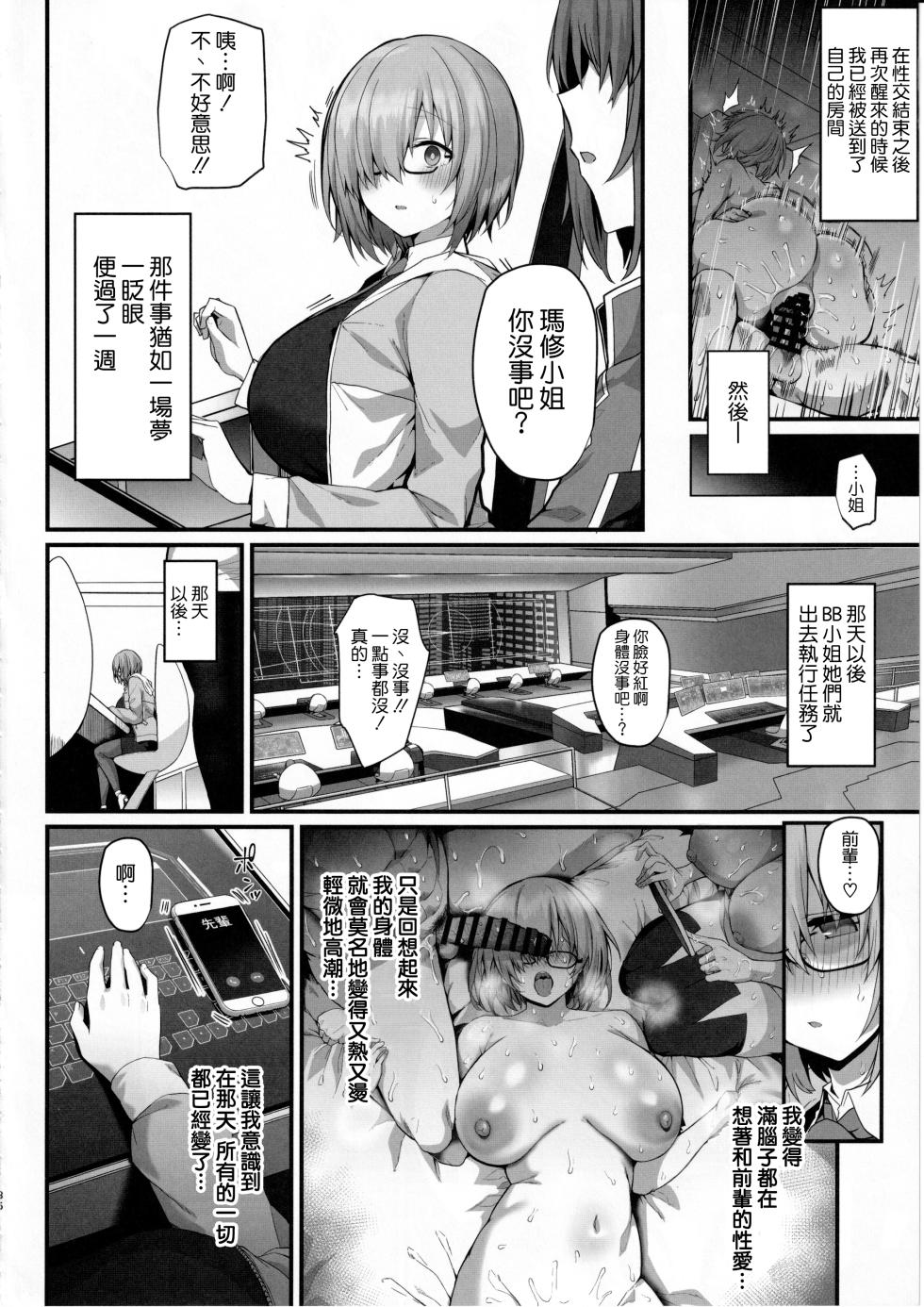 (C102) [Flock Blue (Blue_Gk)] Senpai Konomi no Kouhai ni Naremasu ka? (Fate/Grand Order) [Chinese] [空気系☆漢化] - Page 36