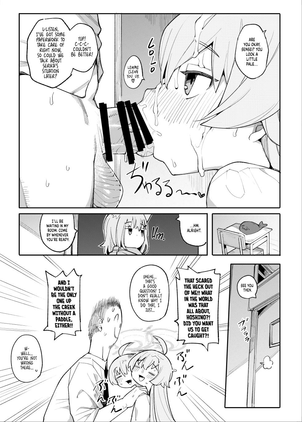 [Henry Plaza (Henrybird)] Hoshino datte Amaetai | Hoshino Wants To Be Doted On, Too! (Blue Archive) [English] [head empty] [Digital] - Page 10