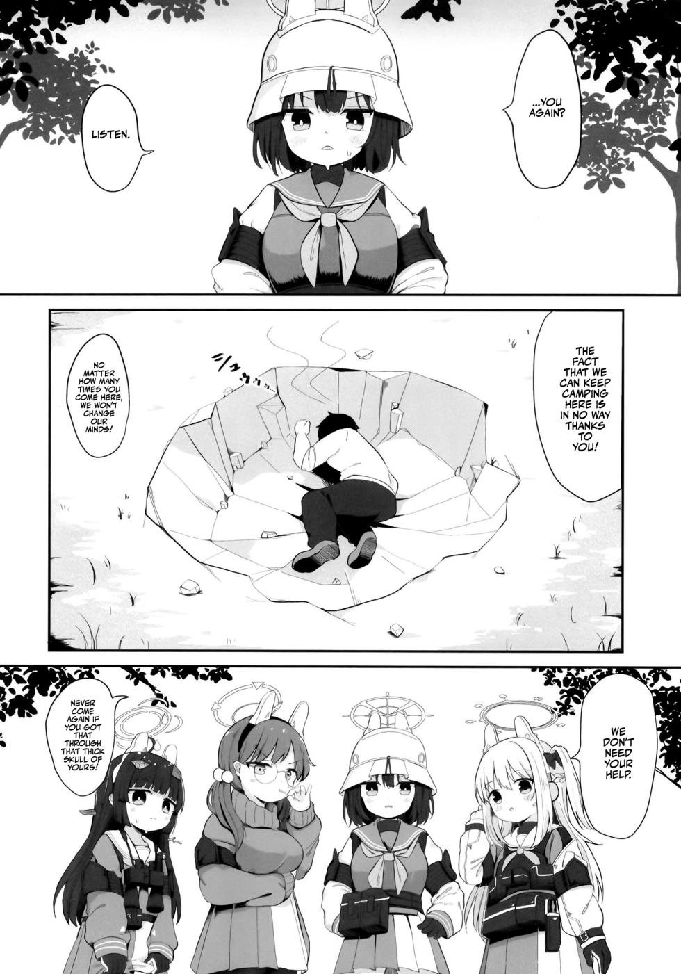 (C102) [Mugichoko Store (Mugichoko)] O o Furu Usagi wa Tatakareru | The Rabbit that Wags its Tail Gets Cuddles! (Blue Archive) [English] [Team Rabu2] - Page 5