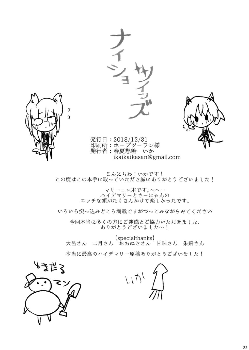 (C95) [Syunkashuutou (Ika)] Naisho Twins (Strike Witches) - Page 22