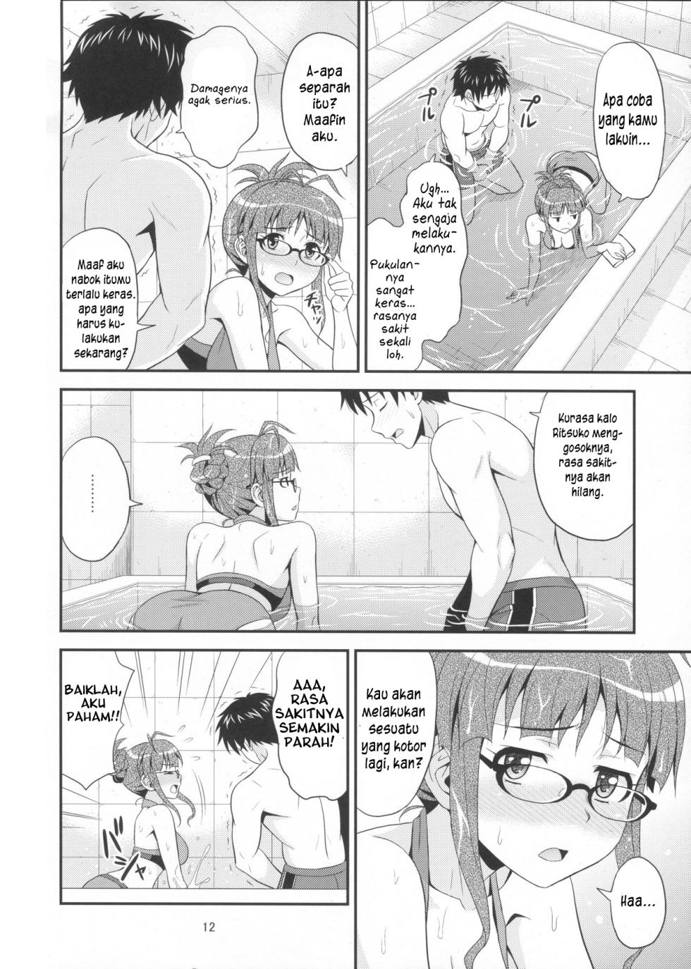 (C84) [Junpuumanpandou (Hida Tatsuo)] Training for You! | Latihan demi Kamu! (THE IDOLM@STER) [Indonesia] - Page 12