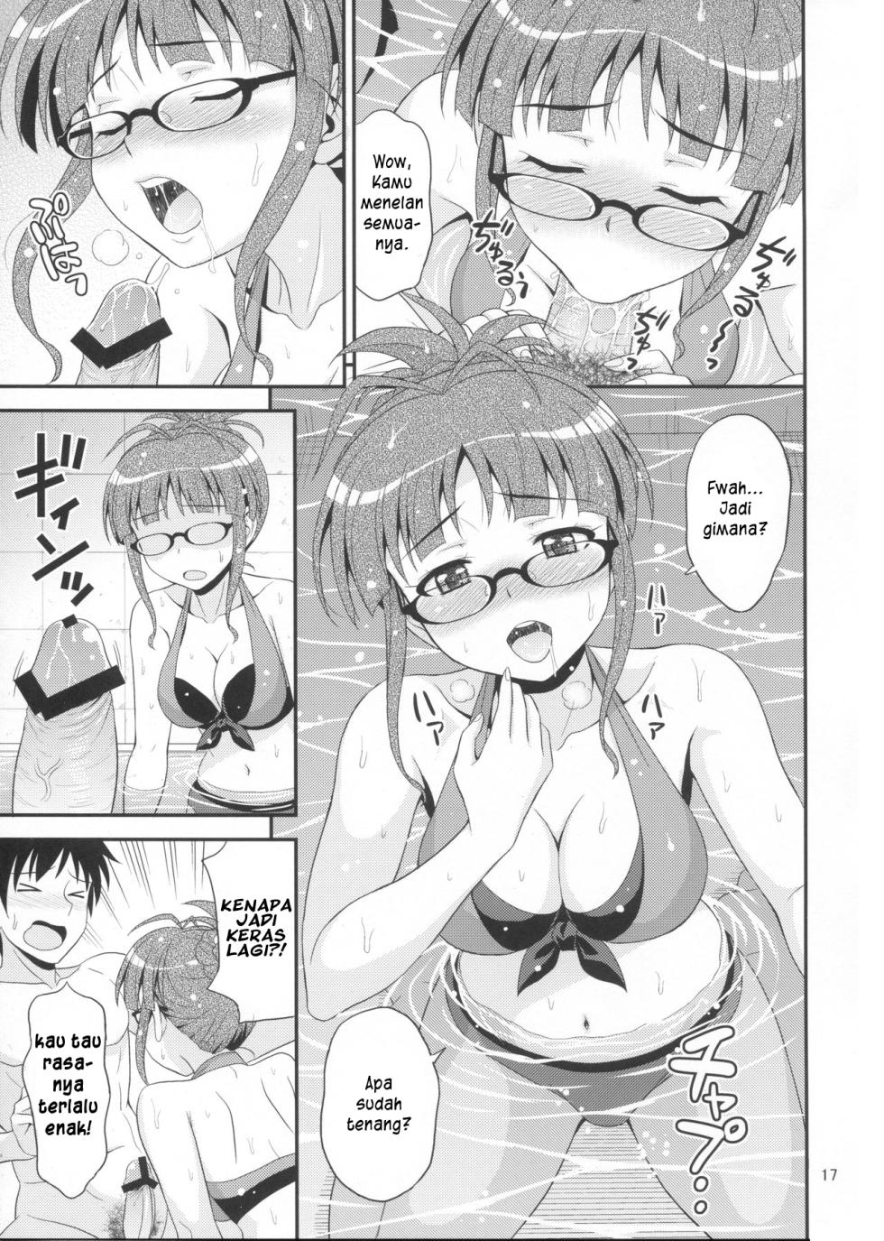 (C84) [Junpuumanpandou (Hida Tatsuo)] Training for You! | Latihan demi Kamu! (THE IDOLM@STER) [Indonesia] - Page 17