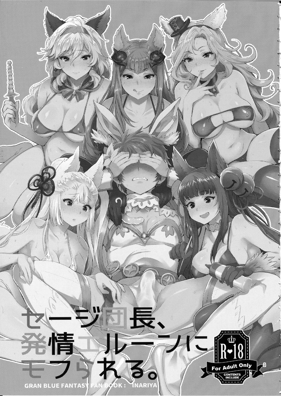 (SC2016 Summer) [Inariya (Inari)] Sage Danchou, Hatsujou Elune ni Mofurareru. (Granblue Fantasy) [Polish] - Page 2
