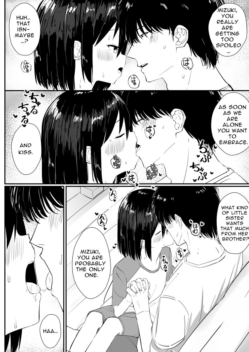 [Sakaetenai desu. (Sakae)] Kyorikan no Chikasugiru Imouto to Amaama Icha Love Ecchi 2 | Sweet Flirty Lovey Sex with your VERY Intimate Little Sister 2 [English] - Page 13