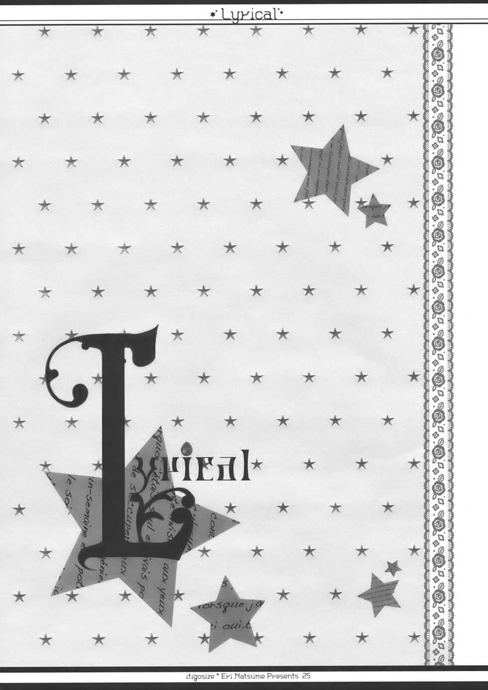 (SC48) [ICHIGOSIZE (Natsume Eri)] Lyrical (Touhou Project) - Page 25