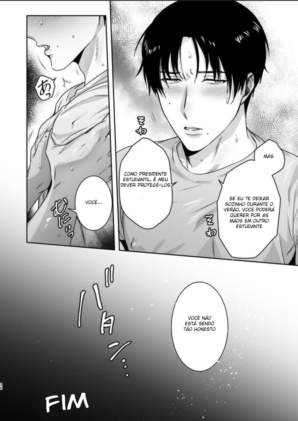 [Nugget bun Nageya-san (Nugget)] Maso Kaichou wa Mitomenai [Portuguese-BR] [HentaiYaoi.net] [Digital] - Page 35