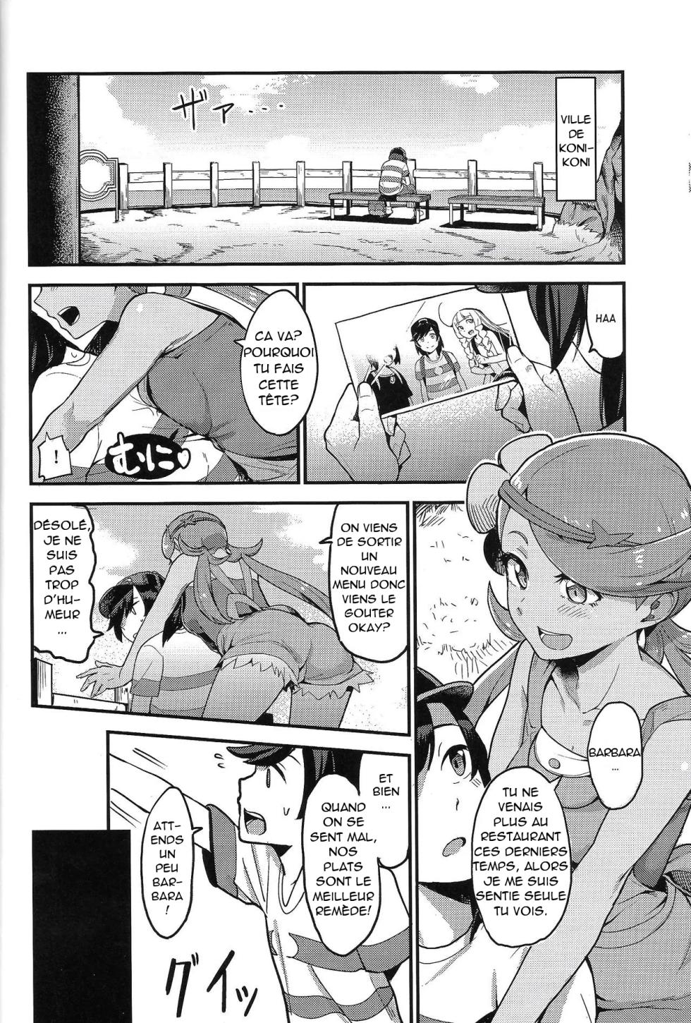 (C93) [Inu no Omawari-sama (Inubuchi)] Melt in Green... (Pokémon Sun and Moon) [French] - Page 5