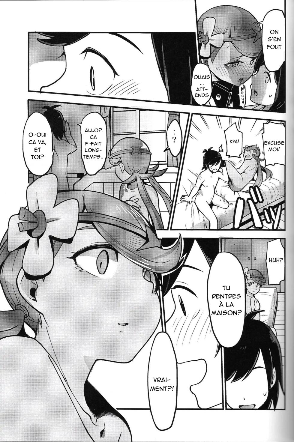 (C93) [Inu no Omawari-sama (Inubuchi)] Melt in Green... (Pokémon Sun and Moon) [French] - Page 22
