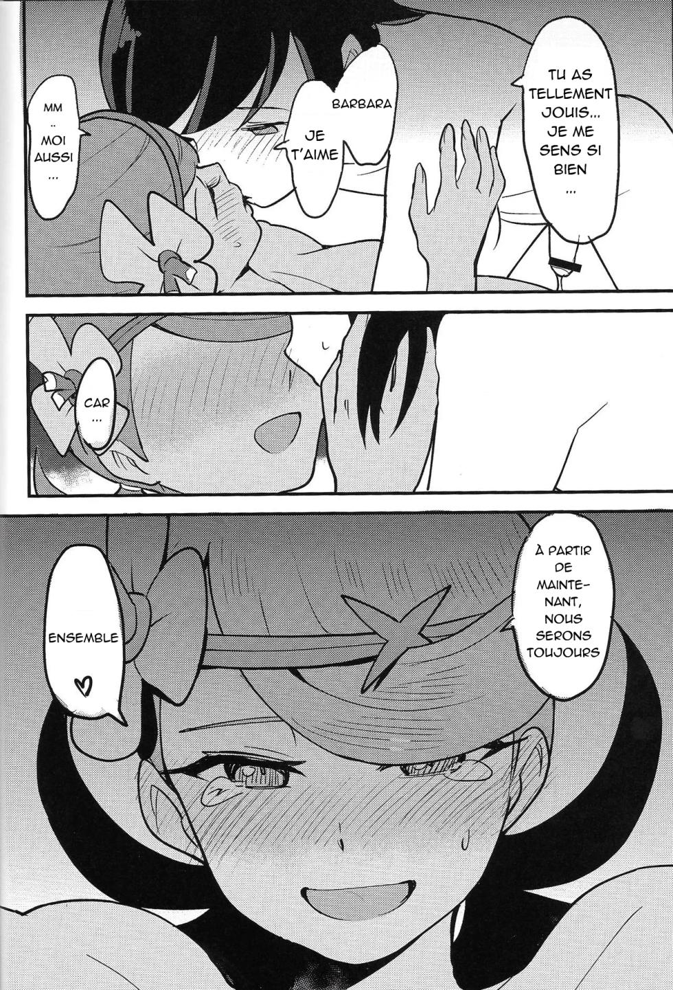 (C93) [Inu no Omawari-sama (Inubuchi)] Melt in Green... (Pokémon Sun and Moon) [French] - Page 31