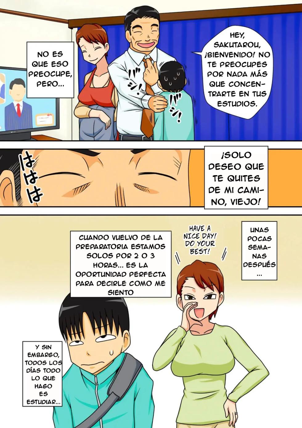 [Freehand Tamashii (DT Hone)] Shy Nephew Wants to Fuck Auntie /SPANISH/ - Page 6