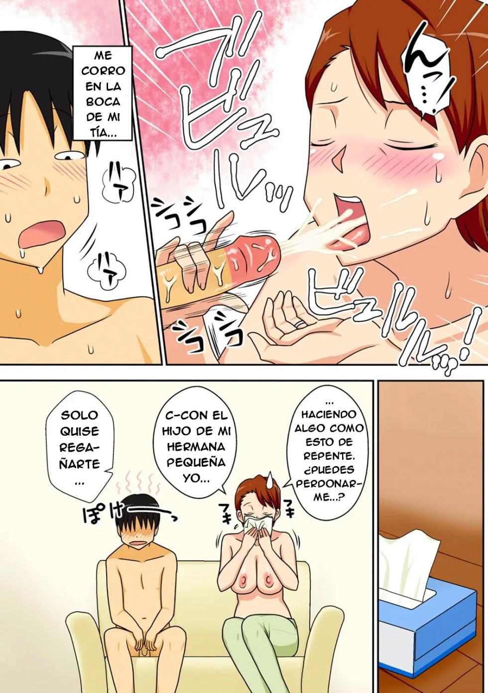 [Freehand Tamashii (DT Hone)] Shy Nephew Wants to Fuck Auntie /SPANISH/ - Page 20