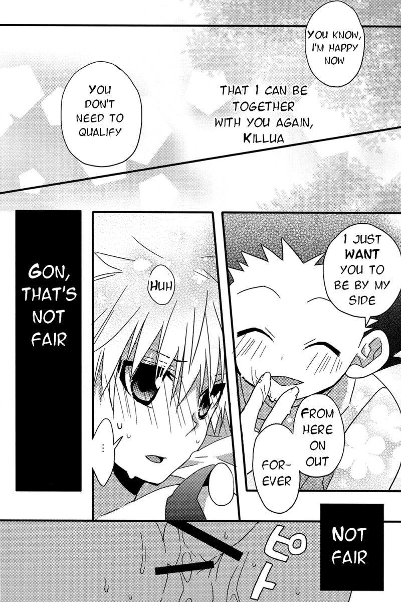 [yuyu+ (Yuyutamako)] Naishogoto | Little Secrets (Hunter x Hunter) [English] [Willeke4439] - Page 17