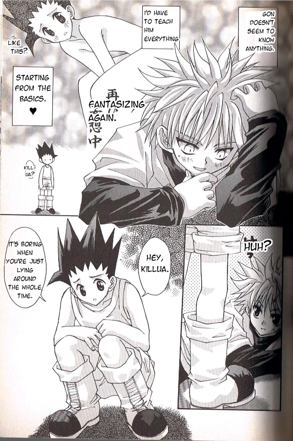 [Kaiten Rusu] Kimi shika mienai | Can't see anything but you 1 & 2 (Hunter Chuuihou 2 Hunter x Hunter) [English] [Willeke4439] - Page 3