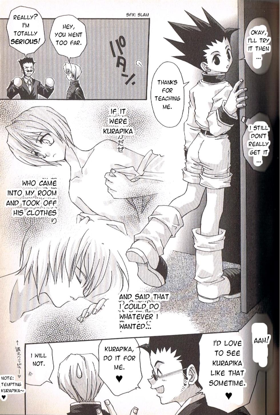 [Kaiten Rusu] Kimi shika mienai | Can't see anything but you 1 & 2 (Hunter Chuuihou 2 Hunter x Hunter) [English] [Willeke4439] - Page 8
