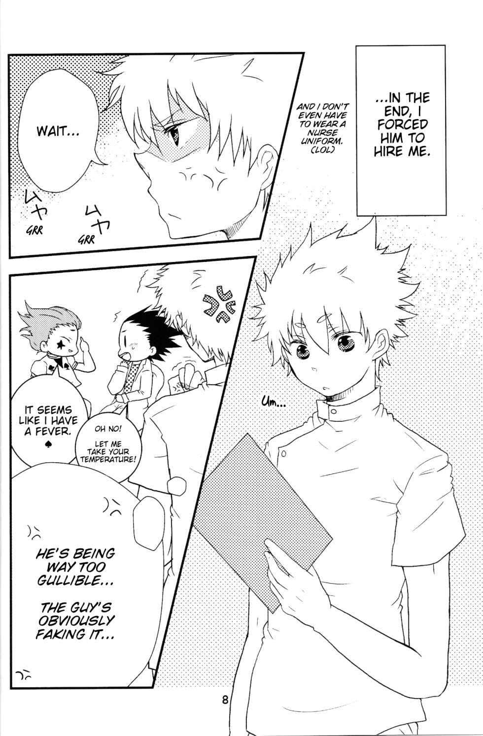 [SHIROZONE (Mizushiro Yuduki)] Heart ni Tokkouyaku | Special medicine for your heart (Hunter x Hunter) [English] [Willeke4439] - Page 9
