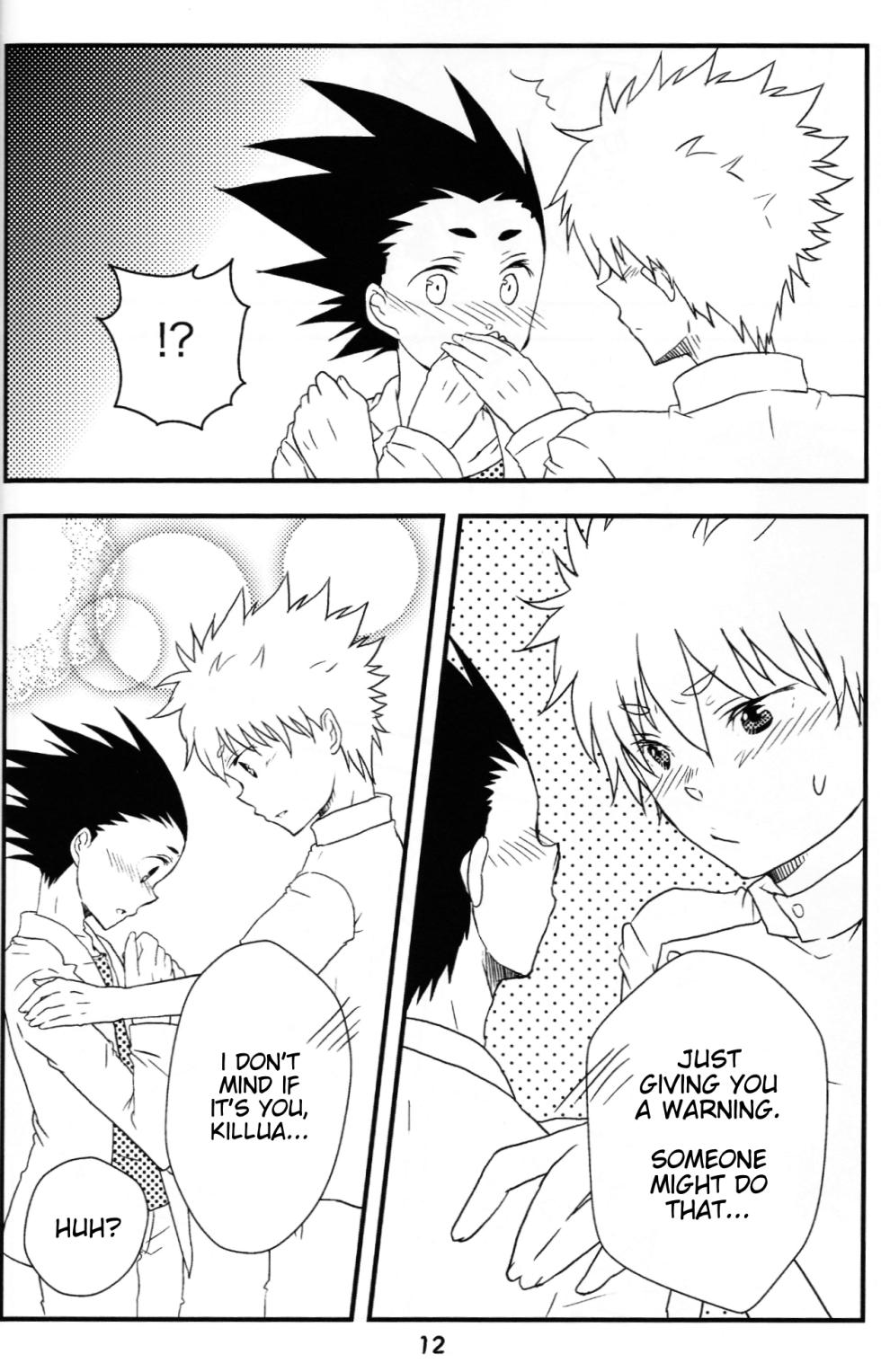 [SHIROZONE (Mizushiro Yuduki)] Heart ni Tokkouyaku | Special medicine for your heart (Hunter x Hunter) [English] [Willeke4439] - Page 13
