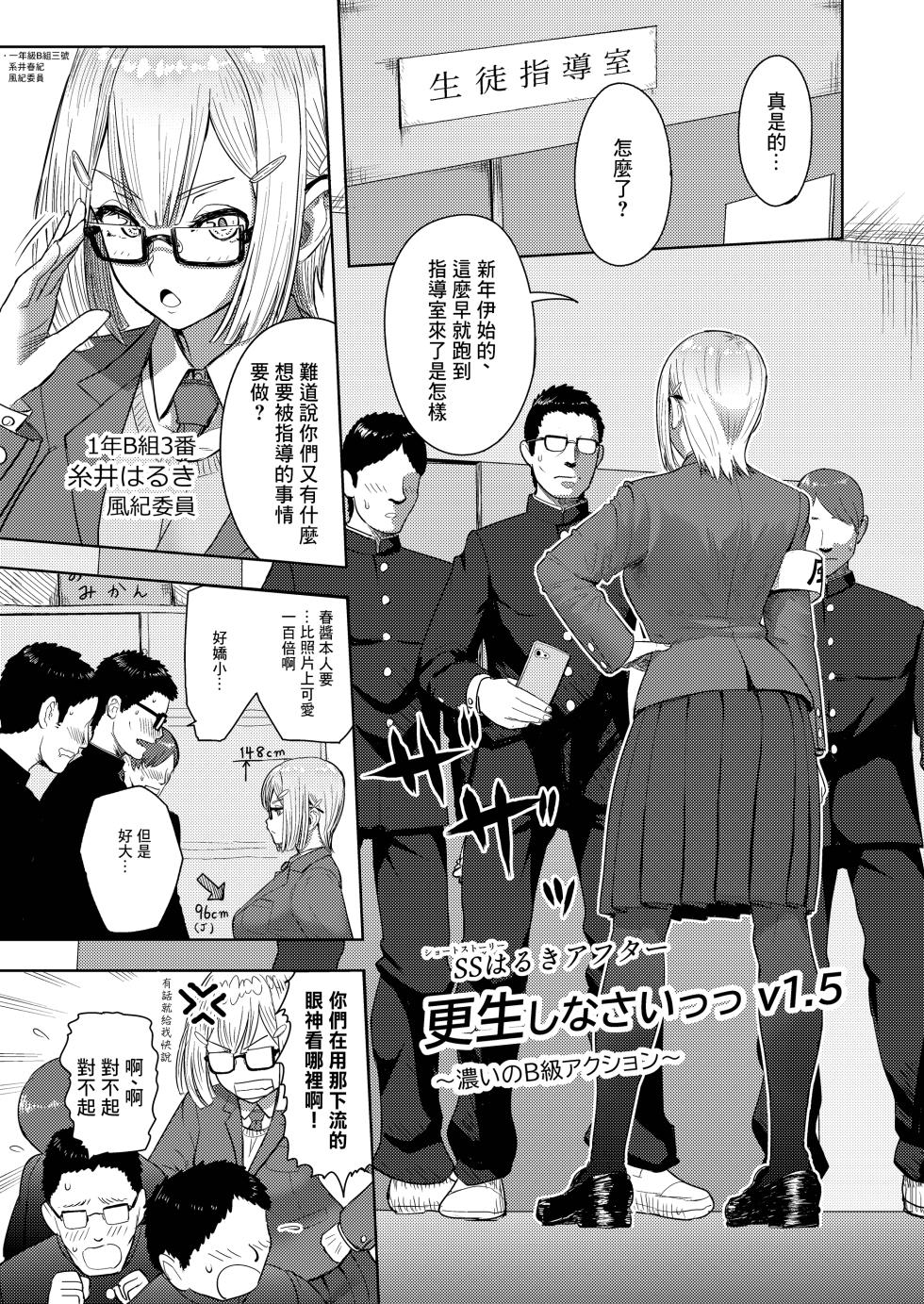 [Mandrill (Arimura Ario)] Haruki After Koi no B-kyuu Action [Chinese] - Page 1