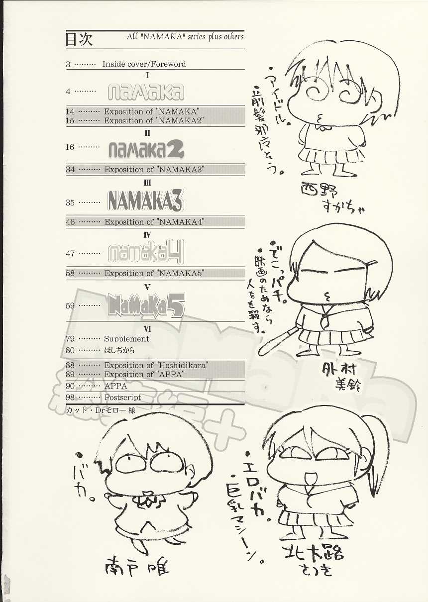 (C67) [NiseMIDIdoronokai (Ishikei)] NaMaKa Soushuuhen+ (Ichigo 100% / Strawberry 100% + Cosmic Baton Girl Comet-san) - Page 2