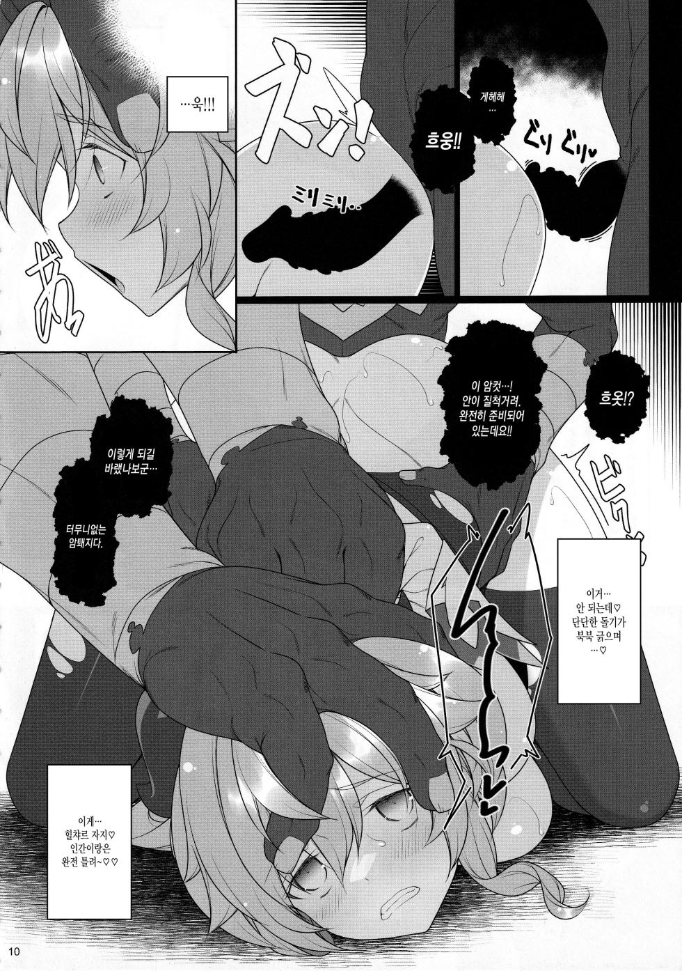 (C101) [Yuusha-sama Go-ikkou (Nemigi Tsukasa)] Gokuraku Kikou San (Genshin Impact) [Korean] - Page 9