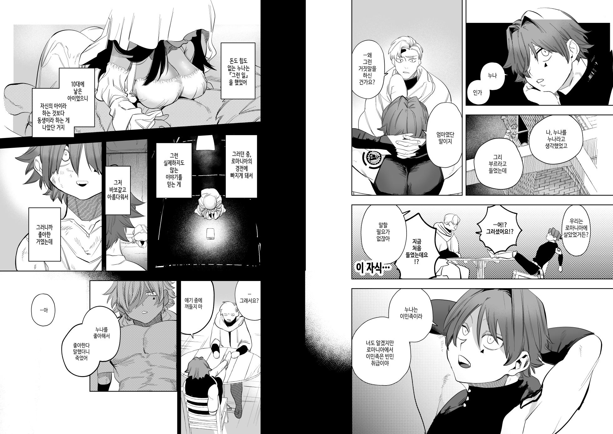 [Sakiccyo dake!(Horita ahan)] Isekai Trip Saki de Tasuketekureta noha , Hitogoroshi no Syounenn deshita . Syounenn Annsatsusya×Fubinn Onesan no Isekai Nagasare Sex | 이세계에 소환된 나를 구해준 것은, 살인자 소년이었습니다. 4 [Korean] [Digital] [DLsite] - Page 14