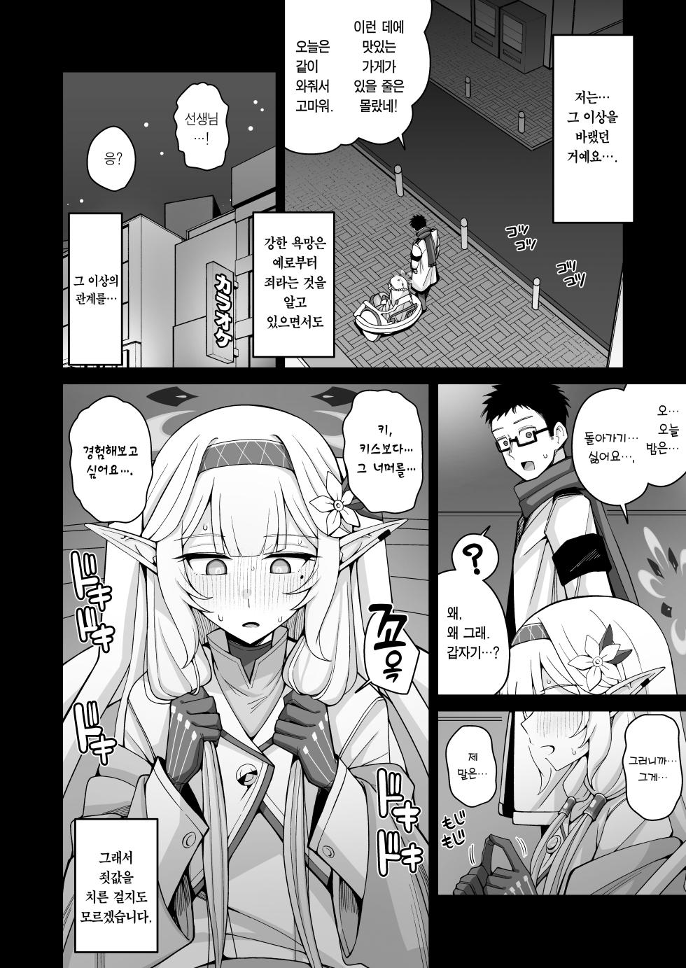 [Gaikotsu no Spare Rib (Kurohagane)] Zenchi, Arui wa Zen Oroka. | 전지, 혹은 천치. (Blue Archive) [Korean] [Team Edge] [Digital] - Page 14