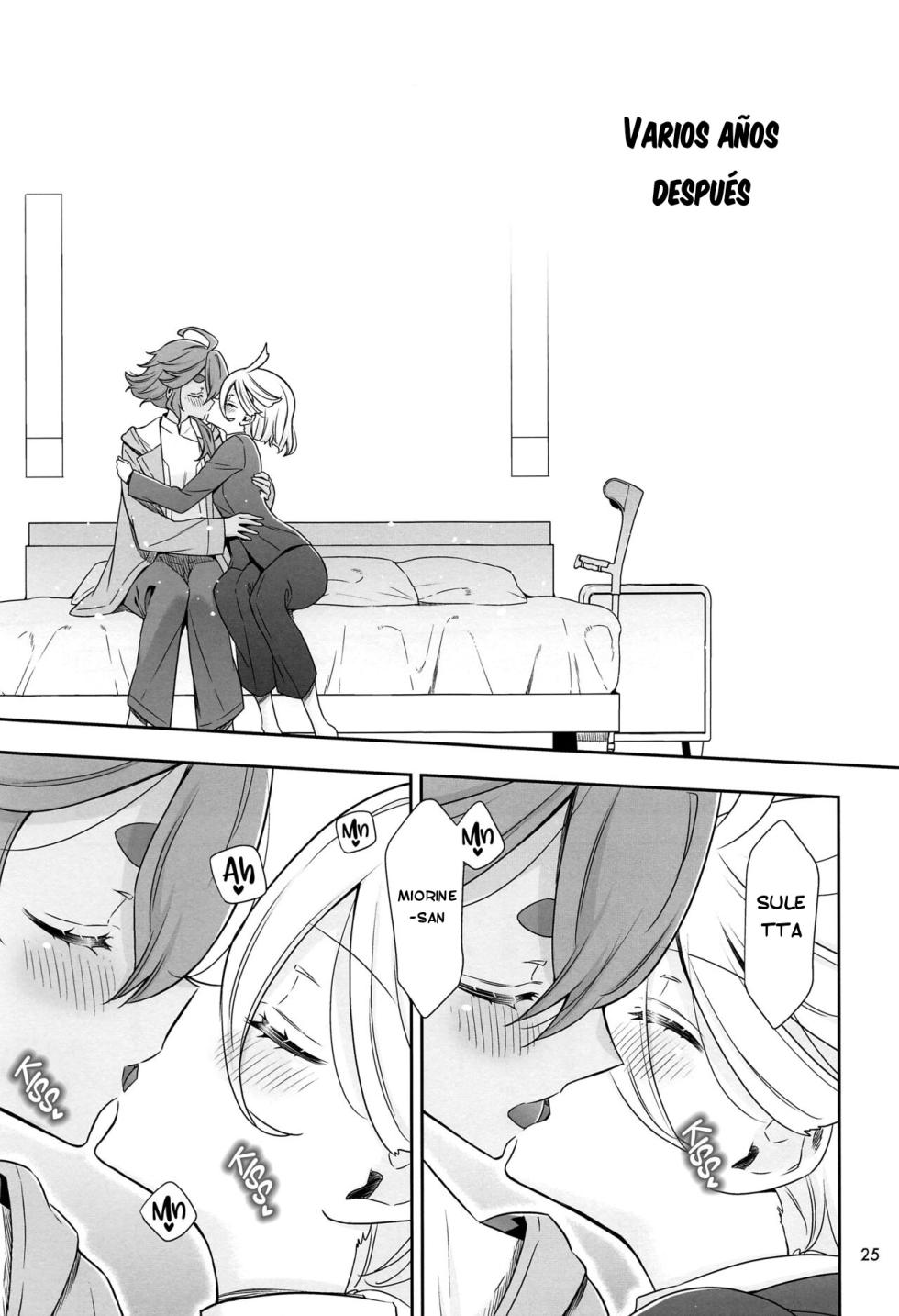 (C102) [Waterfall (Takano Saku)] Shukufuku no Hi | Day of Blessing (Mobile Suit Gundam: The Witch from Mercury) [Spanish] [Scan DIY +18] - Page 21