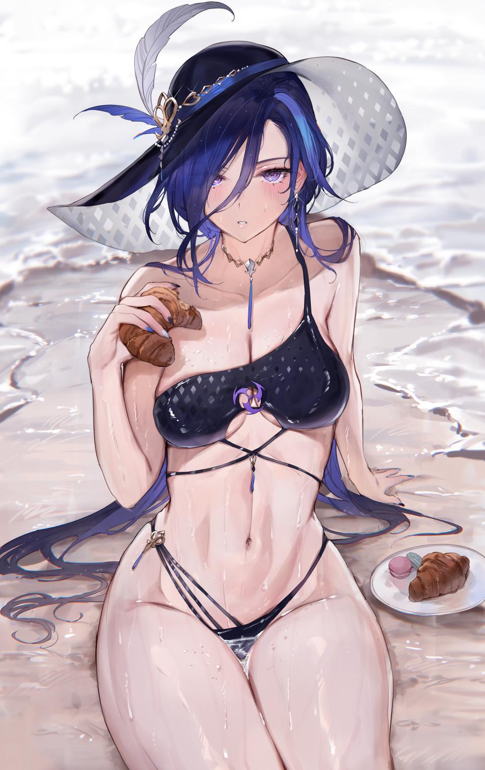 [Qiandai Yiyu] Clorinde no Mizugi (Genshin Impact) - Page 3