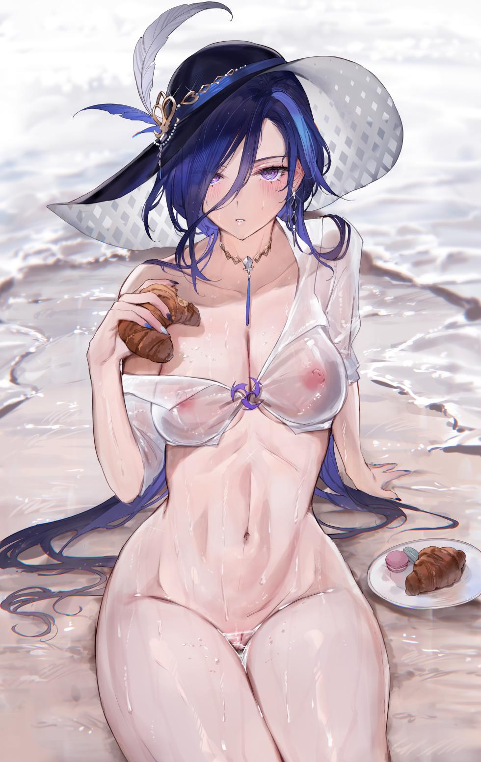 [Qiandai Yiyu] Clorinde no Mizugi (Genshin Impact) - Page 4