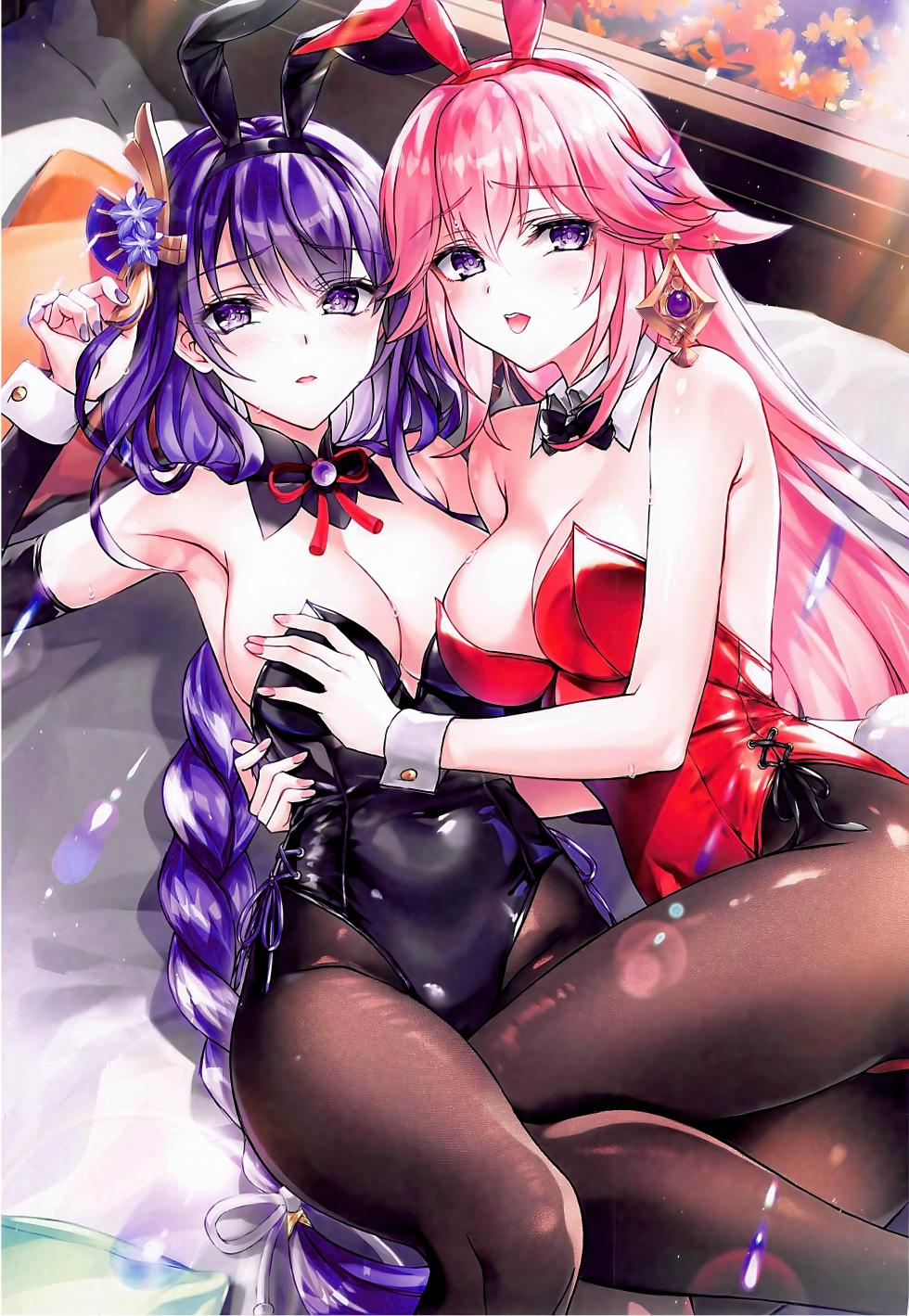 (C102) [Akaneiro (Rimiki, Yakifugu)] Mora to Bunny to Batsu Game (Genshin Impact) [Chinese] [黎欧出资汉化] - Page 3