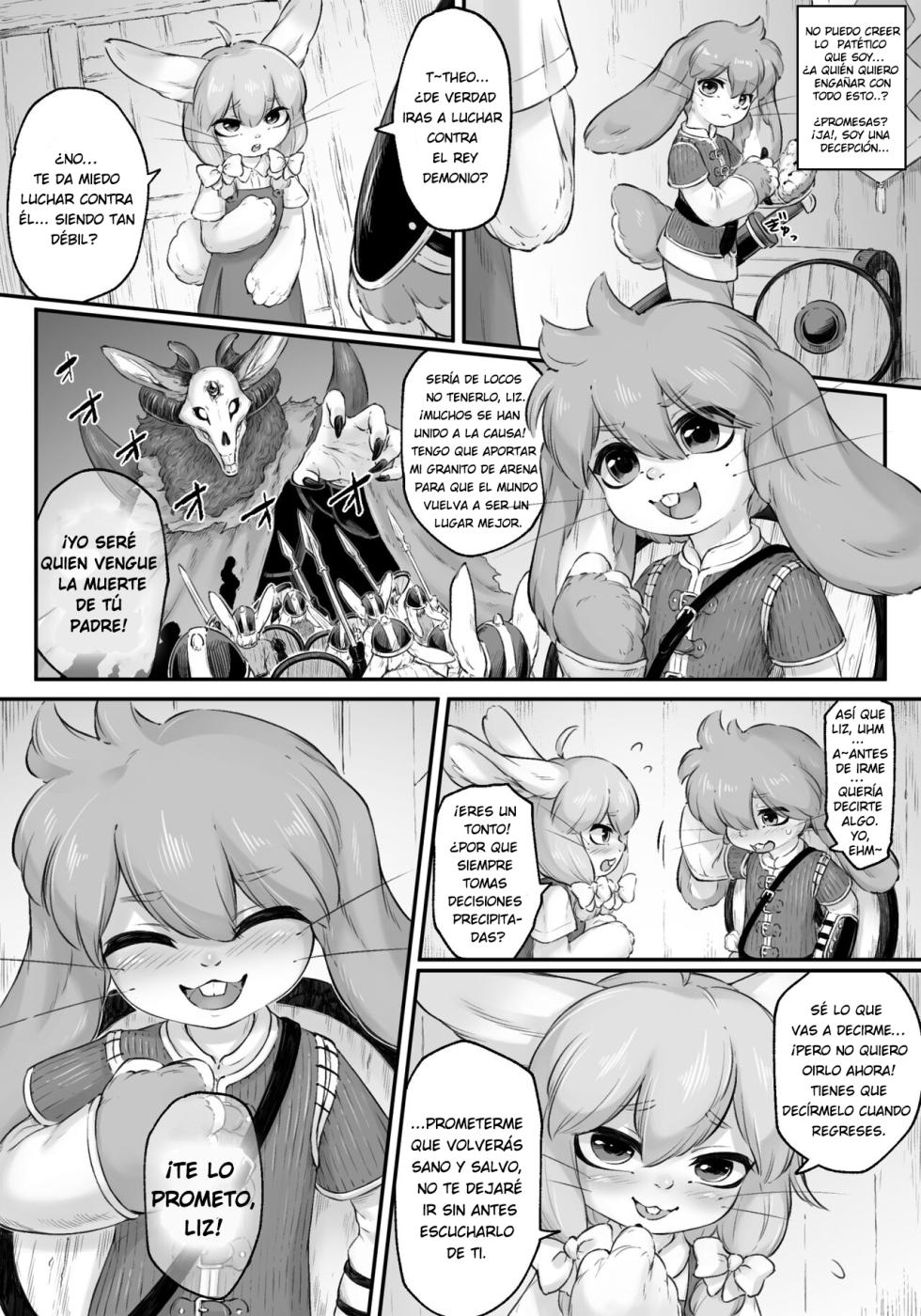 [FANBOX] ANOKEMOproject - Bubonic - Usagi Yūsha wa Mura ni Nokoshita Osananajimi janaku Yadoya no okami o Erande shimatta (Spanish) - Page 2