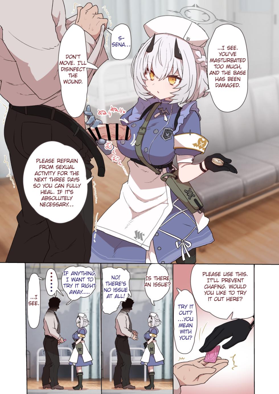 [Toriko Trick (Sumiyao)] Himuro Sena Condom H Jisshuu | Condom Training with Himuro Sena (Byuru Archive Blue Archive Ecchi Goudou) (Blue Archive) [English] [Digital] - Page 2