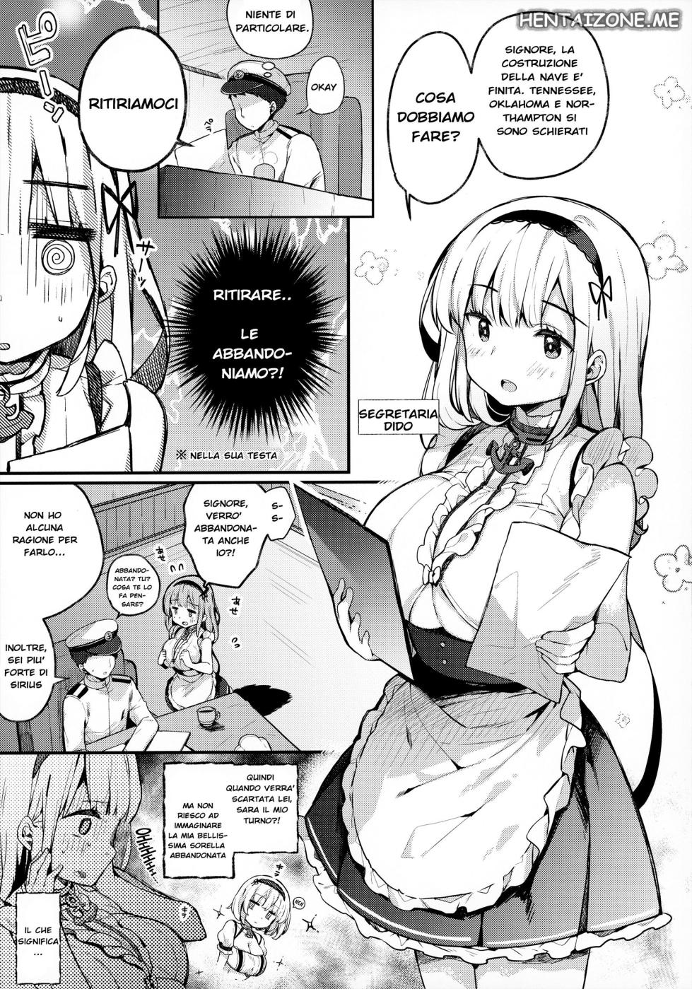 [mocha*2popcorn (Kibii Mocha)] Dido-chan wa Yaku ni Tachitai!! | Sono Solo una Pervertita (Azur Lane) [Italian] - Page 4