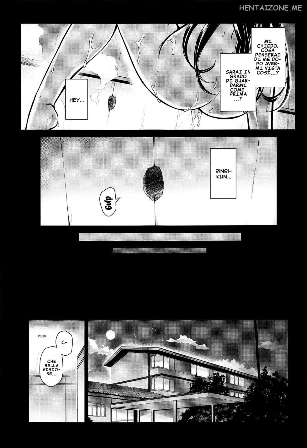 (COMIC1☆17) [Yumeya Honpo (Mukeikaku)] Daraku no Yukue | Scopare alle Terme (Saenai Heroine no Sodatekata) [Italian] - Page 28