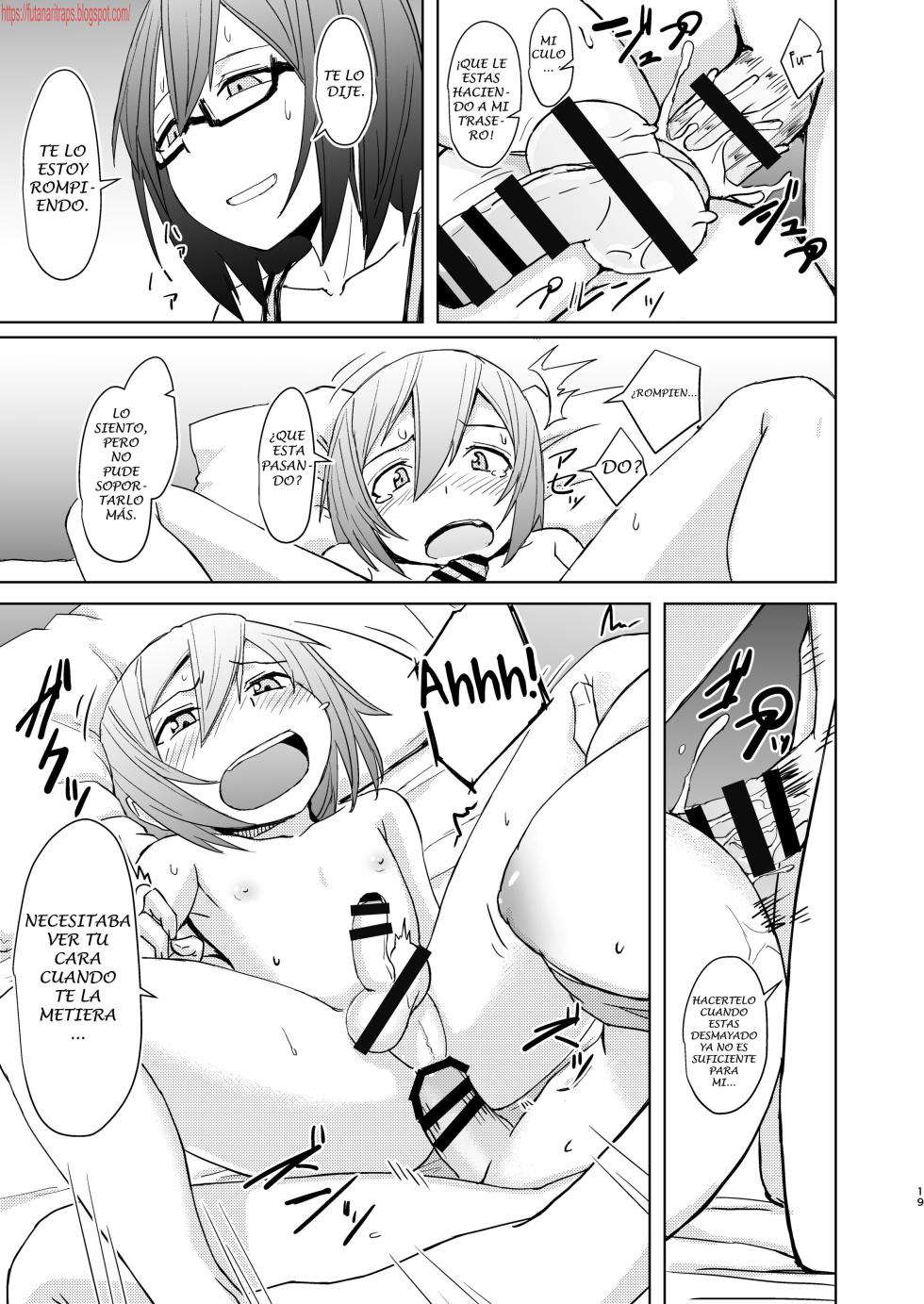 [Anegaoka Sanchoume (Okyuuri)] Shounen to Futanari to Shitto [Spanish] [Bananare22] [Digital] - Page 18