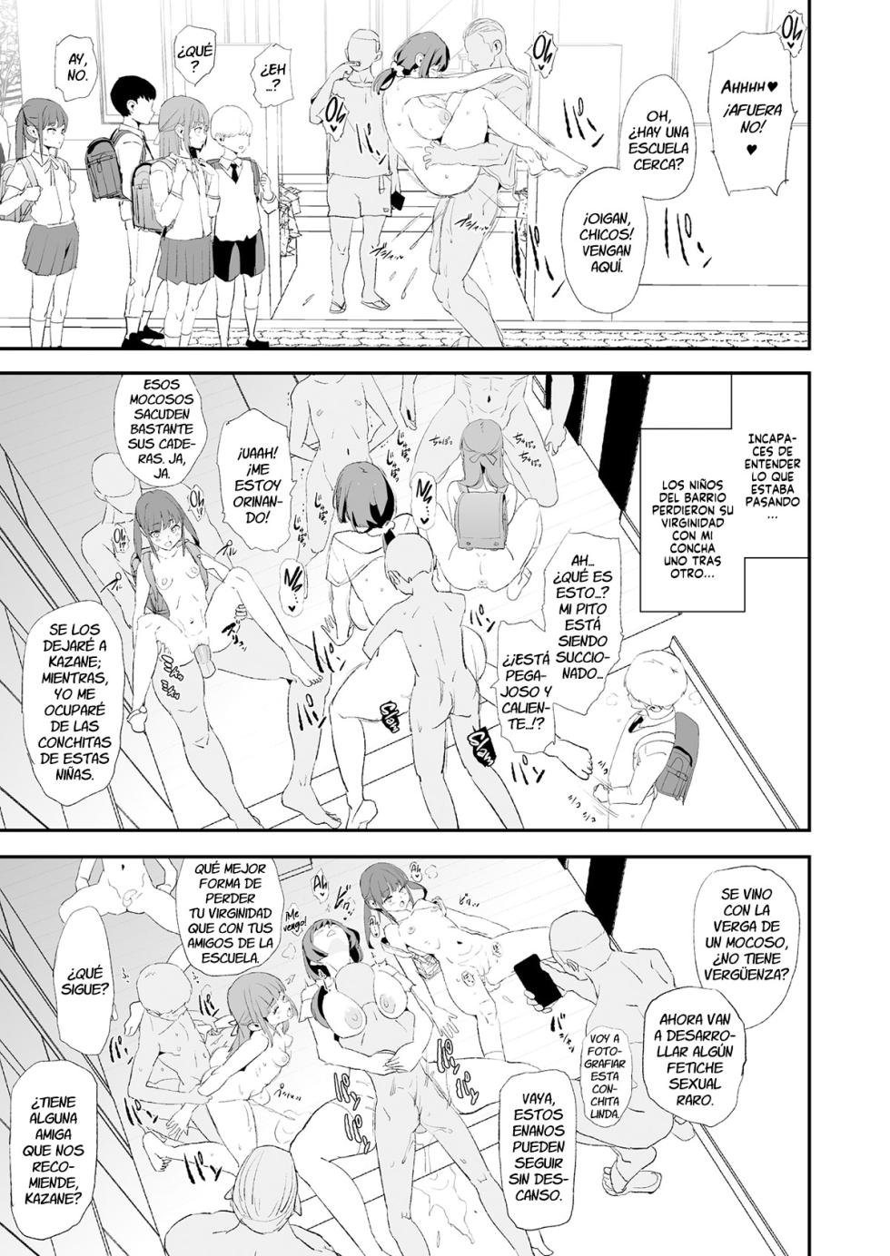 [Yami ni Ugomeku (Dokurosan)] Musume no Tsugi wa Mama Onaho - Onaho Gasshuku #2 [Spanish] [Decensored] [Digital] - Page 36